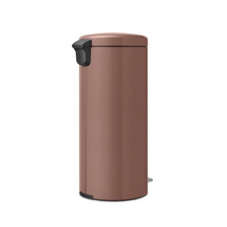 Кош за боклук с педал Brabantia NewIcon 1008853, 30 л, Леко затваряне, Противоплъзгаща основа, Сатенено покритие, Кафяв