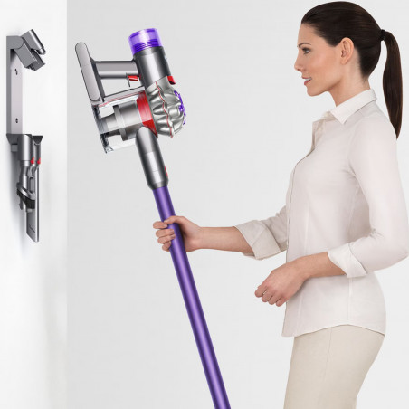 Вертикална прахосмукачка Dyson V8 Origin 400394-01, 150AW, 540мл, 110000 rpm/min, Автономност до 40 мин, HEPA, Лилав/сребрист