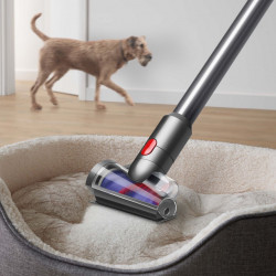 Вертикална прахосмукачка Dyson V8 Origin 400394-01, 150AW, 540мл, 110000 rpm/min, Автономност до 40 мин, HEPA, Лилав/сребрист