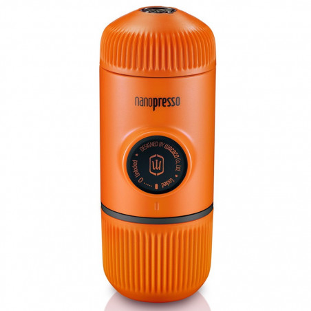 Преносима еспресо машина Wacaco Nanopresso Orange Patrol, 18bar, 80 мл, За мляно кафе, Без необходимост от зареждане и батерии, Оранжев