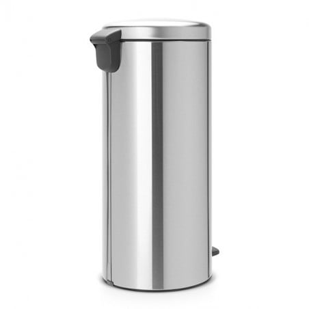 Кош за боклук с педал Brabantia NewIcon 649056, 30 л, Леко затваряне, Противоплъзгаща основа, Инокс/Мат