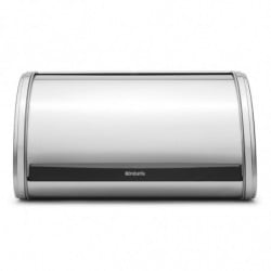 Кутия за хляб Brabantia Roll Top 646889, 11 л, 31.6x26.5 см, Специална структура, Инокс/Мат