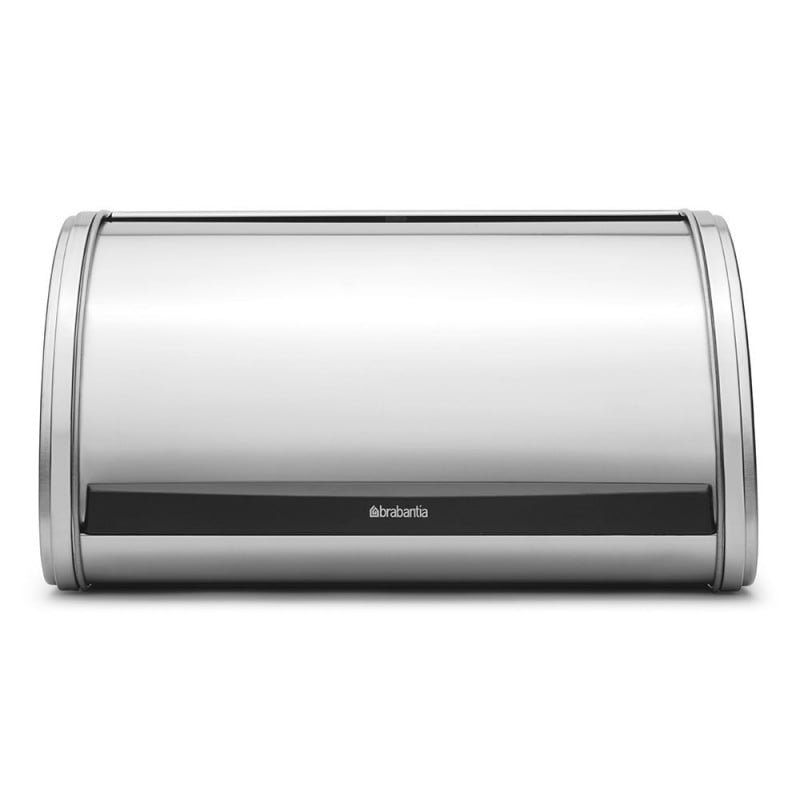 Кутия за хляб Brabantia Roll Top 646889, 11 л, 31.6x26.5 см, Специална структура, Инокс/Мат