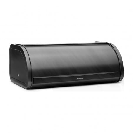 Кутия за хляб Brabantia Roll Top 1008872, 16 л, 44.5х26 см, Лека и здрава конструкция, Тъмносив