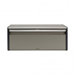 Кутия за хляб Brabantia Fall Front 646879, 18 л, 46.5х25 см, Стенен монтаж, Сив