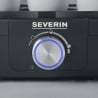 Яйцеварка Severin EK 3166, 420W, 6 яйца, Звуков индикатор, Регулируемо ниво на твърдост, Черен/сребрист