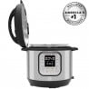 Мултикукър под налягане Instant Pot Duo 80113006101, 1200W, 7.6 л, 13 програми, За 8-12 порции, Функция настрой и забрави, Сребрист