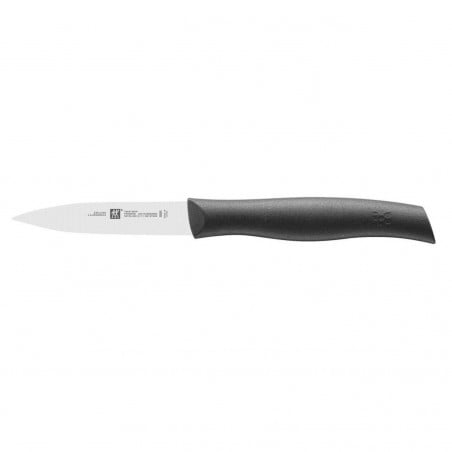 Комплект за рязане и белене Zwilling TWIN Grip 38738000, 3 части, Неръждаема стомана 18/10, Остриета с FRIODUR ледено закаляване, Устойчиви на корозия, Сребрист/черен