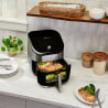 Фритюрник с горещ въздух Instant Pot Vortex Plus Clearcook 140309701, 1700W, 5.7 л, 6 програми, 35-205C, Вътрешно осветление, Черен