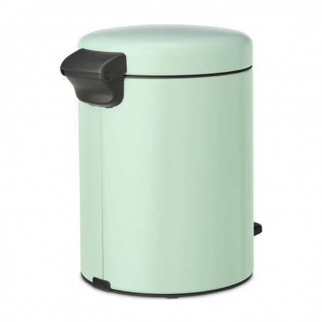 Кош за боклук с педал Brabantia NewIcon 1008839, 5 л, Леко затваряне, Противоплъзгаща основа, Светлозелен